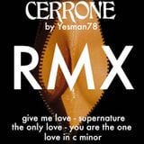 CERRONE REMIX (give me love, supernature, the only one, you are the one, move in c minor)