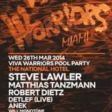Anek - Live @ Viva Warriors Pool Party, The National Hotel, WMC 2014, Miami, E.U.A. (26.03.2014)