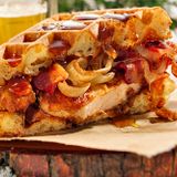 Chicken Bacon Waffle Salad