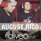 August Rigo mydiveo LIVE on Dash Radio