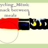 Rëcycling menú;_#Snack between meals#