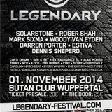 Woody van Eyden - Live @ Legendary Festival, Butan Club Wuppertal (Germany) - 01.11.2014