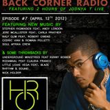 BACK CORNER RADIO: Episode #7 (April 12th 2012)