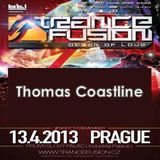 13.04.2013 - Thomas Coastline @ Trancefusion Ocean of Love - Industrial Palace Prague (CZ)