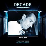 Dj Arjuna in the mix for Decade the 10th edition 2-4-16