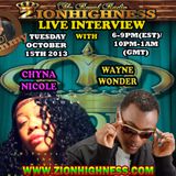 CHYNA NICOLE LIVE INTERVIEW WITH DJ JAMMY ON ZIONHIGHNESS RADIO 10-15-13