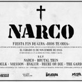 THE GARDENER // FIESTA FIN DE GIRA NARCO // DIOS TE ODIA // 21/11/2015 SALA CUSTOM // SEVILLA