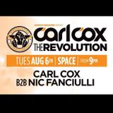 Nic Fanciulli b2b Carl Cox - Live @ Space,The Revolution (Ibiza) - 06.08.2013