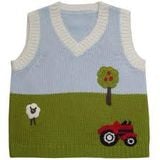Music to knit a tank-top to