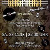 Live Mitschnitt des Glaspalast Revival Warm Up vom 11.10.2013 aus den Unique Beatz Studio Voerde.