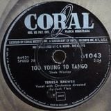 TOO YOUNG TO TANGO : Votre Chazam mixes 78's !