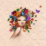 ))butterfly a head((