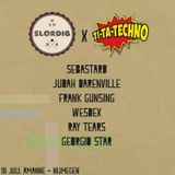 Judah Darenville B2B Georgio Weis, Slordig X Ti Ta Techno - 4 Daagse Feesten Nijmegen 180715