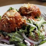 Balkan Balls with Swing Salad