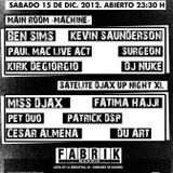 Patrick DSP - DJAX @ Fabrik Madrid 2012