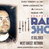 2013.03.17. Retroid Live at Justmusic.Fm @ SawProduction Radio Show
