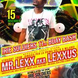 LEXXUS LIVE@IRIE SOLDIERS 11th BDAY BASH (MILAN ITALY 25 NOV 2013)