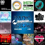 DEEPINSIDE RADIO SHOW 101 (Zepherin Saint Artist of the week)