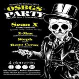 Scan X @ OSBGS Party - 4 Eléments Paris - 29.10.2011