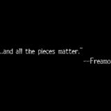 Part A 'All The Pieces Matter'