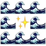 Wave wave wave wave stars wave wave wave wave