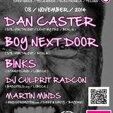 Dj Culprit Radcon @ Deep & Dirty /w Dan Caster + Boy Next Door Lübeck 11/14