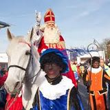 Robin sprak vanmorgen nog even met Sinterklaas