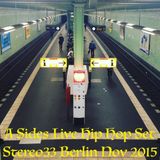 A Sides Live Hip Hop Set, Stereo33, Berlin, Nov 2015