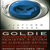 Kemistry, Storm & Goldie - Metalheadz - Zap, Brighton 16.9.96