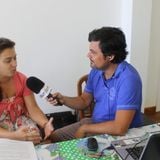 Canal FM na Ribeira Chã - Entrevista a Vitória Couto