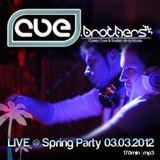 CUE.brothers LIVE @ Spring Party 03.03.2012