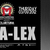 A-Lex dawn of 2013 at Macarena club bcn 03/01/13