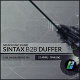 BassPort FM - Neurofonic Sound Special: SINTAX b2b DUFFER!