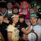 Not the new year party some time in January me and friends mixing allsorts