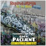 RepIndustrija Show 92.1 fm / br. 36 Tema: Pazarska rep prica Gost: Pacijent + Greece boom bap + XYU