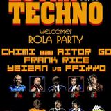 Frank Rice @ Estratechno welcomes Rola Party