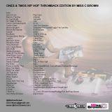 Hip Hop Throwback Mix By Miss C Brown