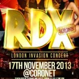 RDX London Invasion Concert Mix CD