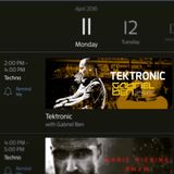 Gabriel Ben Presents Tektronic 084 (April 2016) with guest Ferhat Albayrak