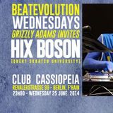 HIX BOSON live @ Cassiopeia/Beatevolution on 25.06.2014