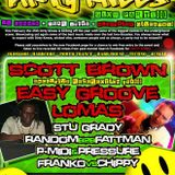 SCOTT BROWN Rezerection set & MC's N.R.G & DEAN E @ DIRTY KNEES, Cardiff, Feb 2012