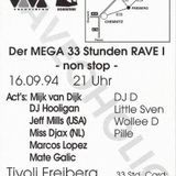 "RAVEOHOLIC" 16.09.1994 im Tivoi Freiberg - Miss Djax...