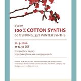 66 % Spring, 33 % Winter Synths (w/ vox); 22. 3. 2016.