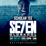 Scholar Tee w/ J'Rome @ #Se7enOldSkool - Club No.65 Vauxhall 03.10.2015