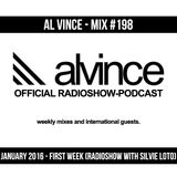 Al Vince - Mix #198 - January 2016 - First Week (Radioshow with Silvie Loto)