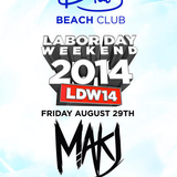 MAKJ - live at Drais Beach Club, Las Vegas - 29-Aug-2014