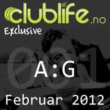 Clublife.no Exclusive #001 - A:G, Februar 2012