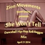 Zion Mvmts: She Won't Tell (Dancehall Hip-Hop R&B Reggae) 2014 Mix