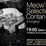 Contan guestmix to 28Meow's Selection 18.03.2012.