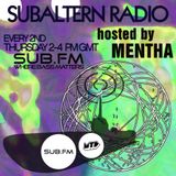 Mentha - Subaltern Radio 04/09/2014 on SUB.FM
